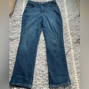 Lee Instantly Slims Straight Relaxed Fit Womens 10 Short Petite High Rise